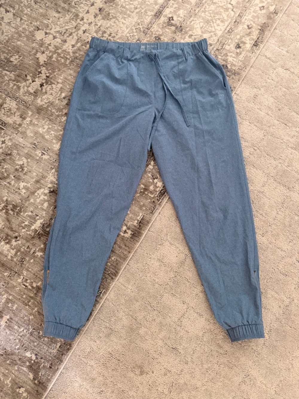 Everyday Blue Drawstring Jogger Pants